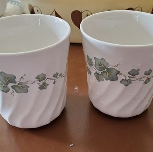 3 Corelle English Ivy Mugs